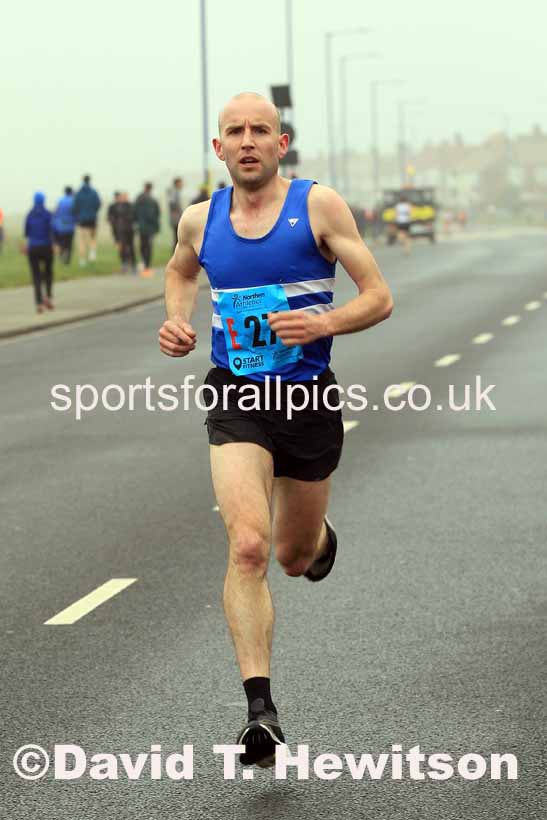 Senior mens 12 Stage 2023 Northern Mens 12 stage and Womens 6 Stage Relays and Young Athletes, Redcar. Photo: David T. Hewitson/Sports for All Pics